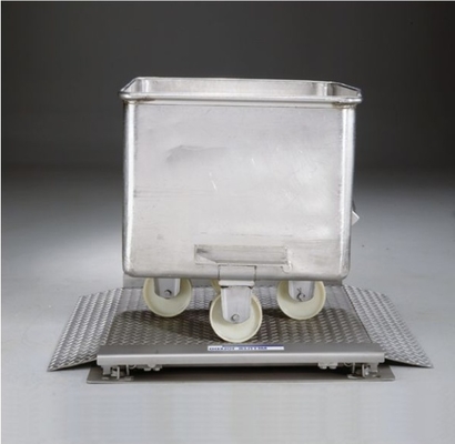 Напольные весы из нержавеющей стали 2888S-SS | 0.5 кг | Прочная платформа для взвешивания 24x24 дюйма