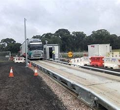 Weighbridge электронного трейлера 80T конкретный портативный коррозионностойкий