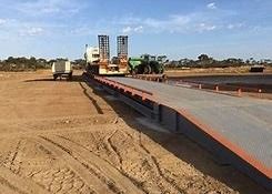 150T внося модульный масштаб в журнал тележки Weighbridge с 10 клетками