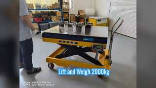 SMARTWEIGH 2000 кг Гидравлические подъемные весы Промышленные весы