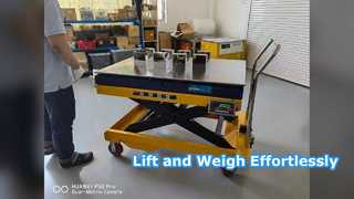 Мобильные ножничные подъемные весы SMARTWEIGH 1000 кг